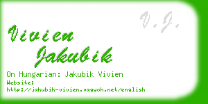 vivien jakubik business card